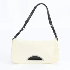 クリスチャンディオール マリスパール レザー ナイロン ショルダーバッグ 肩掛け ハンド 婦人 レディース RWM DP27-8【中古】