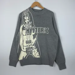 【中古美品】HYSTERIC GLAMOUR ヒステリックグラマー GUITAR GIRL SWEATER 02251NS01290 ギターガール セーター 長袖 トップス ニット 【140-260124-yy-03-fuz】