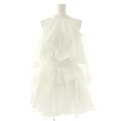 ダーリッチ Darich 25SS ボリュームシフォンミニワンピース Free-L ホワイト /DF ■OS