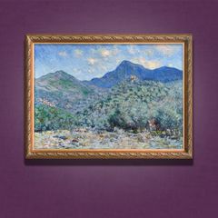 A4サイズ モネ ポスター クロードモネ アンティーブの庭師の家 アート