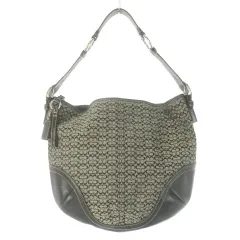 コーチ COACH 1461 ショルダーバッグ ブラック 黒 グレー シグネチャー /CK30 ■GY18