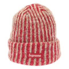 Supreme シュプリーム 20AW Rainbow Knit Loose Gauge Beanie レインボー ニット ビーニー  レッド