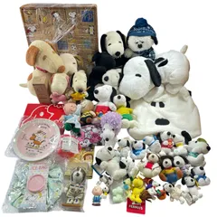 ★ SNOOPY スヌーピー 大量 まとめ商品 バッグ ぬいぐるみ マスコット 食器 他 オラフ チャーリー・ブラウン ウッドストック 現状品 6.2kg