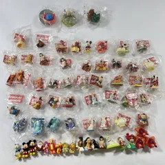 ★ Disney ディズニー キャラパーティー TOMY ミニフィギュア 60点以上 まとめ商品 トイストーリー ミッキー モンスターズインク くまのプーさん ピーターパン 他 現状品