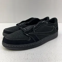 【加古川店】 中古 NIKE | ナイキ スニーカー dm7866-001 TravisScott×AirJordan1Low OG SP 'Black Phantom' dm7866-001 ブラック 28cm 【126】