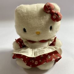 ☆ 希少 Hello Kitty ハローキティ ぬいぐるみ いちご 平成レトロ 当時