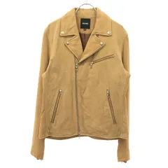 BEAMS ビームス ラムレザースウェードダブルライダースジャケット 11-18-2899-202 キャメルブラウン Mのサムネイル