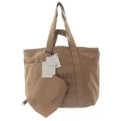 ノマディス NOMADIS haru FRAMeWORK 25SS 別注WEEKEND トートバッグ ハンドバッグ ロゴ 茶色