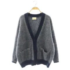 ユナイテッドアローズ UNITED ARROWS フォックスカシミヤポケット カーディガン ニット ネイビー /HK ■OS