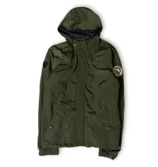 DIESEL ディーゼル 딥カーキ パッチ POINT ポイント シャーリング ウィンドブレーカー S