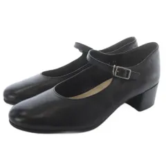 マーガレットハウエル MARGARET HOWELL idea レザーパンプス 23cm 黒