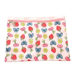 レスポートサック LesportSAC ポーチ 小物入れ 総柄 ナイロン ピンク /BS