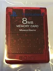 【中古】(非常に良い)Playstation 2 専用メモリーカード (8MB) クリムゾンレッド