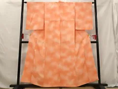 平和屋着物■上質な小紋　草花地紋　暈し染め　正絹　逸品　AABG6846st