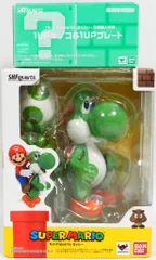 バンダイ S.H.Figuarts SUPER MARIO ヨッシー 初回特典1UPキノコ&1UPプレート付