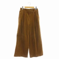 アーバンリサーチ URBAN RESEARCH コーデュロイワイドパンツ F 茶 ブラウン /SS ■OS ■AX