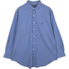 古着 ラルフローレン Ralph Lauren CLASSIC FIT クラシックフィット 長袖 ボタンダウンシャツ メンズXXL相当/eaa619742