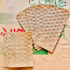 和の趣を感じる柄ポチ袋　封筒