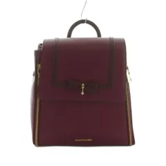 サマンサベガ Samantha Vega リュックサック バックパック リボン ワインレッド /MI ■OS