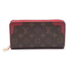 Louis Vuitton モノグラム ジッピーウォレット長財布赤 - メルカリ