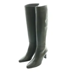銀座かねまつ GINZA Kanematsu ロングブーツ 23.5cm 黒 ブラック /SS ■OS