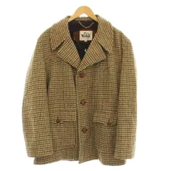 ウールリッチ WOOLRICH 80s ヴィンテージ ツイードジャケット 裏ボア 千鳥格子 44 茶 ベージュ /☆Gのサムネイル