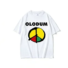 音楽の王様 マイケル・ジャクソン  Tシャツ 半袖 ラブ&ピース プリント メンズ カジュアル トリビュート クラシック 夏 ホワイト