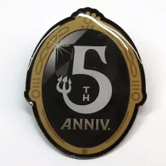 【中古】バッジ・ピンズ 5周年ピンバッジ 「ディズニー ツイステッドワンダーランド 5th Anniversary POP-UP SHOP ～Dazzling～」