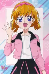【中古】タペストリー 朝日奈みらい 描き下ろし スポーティルックver. B2タペストリー 「魔法つかいプリキュア!!～MIRAI DAYS～ ROUND1 コラボキャンペーン」