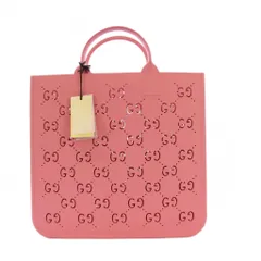 グッチ GUCCI チルドレンズ GG ラバー トートバッグ ハンドバッグ ピンク 679365 /KH ■OHのサムネイル