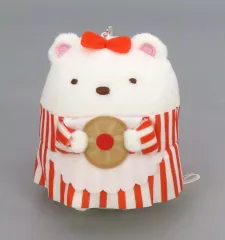 【中古】ぬいぐるみマスコット しろくま ボールチェーン付きぬいぐるみマスコット かわいいクッキー屋さん 「すみっコぐらし」