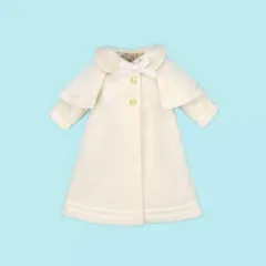 【新品】ドールアクセサリー 22cm用 ケープコート(オフホワイト) 「Blythe-ブライス-」 Dear Darling fashion for dolls