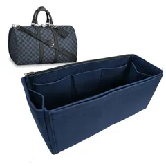 インナーバッグ 旅行バッグ キーポル バッグインバッグ フェルト スリム ファスナー付き 多機能 整理整頓 軽量 大容量 自立 大きめ 小さめ 45 50 55 60 対応