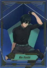 【中古】キャラカード 糸師凛 「ブルーロック POP UP SHOP ～ready fight～ in 有楽町マルイ トレーディング箔押し風クリアカード ready fight ver.」