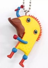 【中古】キーホルダー 5. 「ナンジャモンジャ カプセルフィギュアキーホルダー -シロ vol.2-」