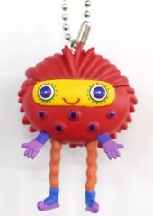 【中古】キーホルダー 3. 「ナンジャモンジャ カプセルフィギュアキーホルダー -シロ vol.2-」