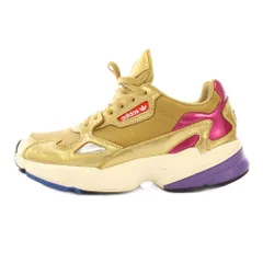 アディダスオリジナルス adidas originals Falcon ファルコン ローカットスニーカー シューズ 厚底 US7 24cm ゴールドカラー CG6247 /BB