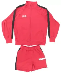 【中古】衣料雑貨 音駒高校 トラックジャケット+ショートパンツセット レッド レディースMサイズ 「ハイキュー!!×Avail」 