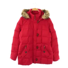ローレンラルフローレン LAUREN RALPH LAUREN フーディー ファー ダウンコート ダウンジャケット S レッド /DF ■OS ■GY14のサムネイル