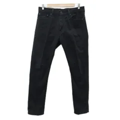 リーバイス Levi's 513 デニムパンツ ジーンズ スリムパンツ ロング丈 32 黒 無地 /SY49 ■ECD001