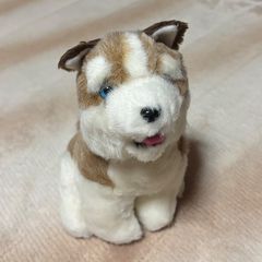 シベリアンハスキー ぬいぐるみ 昭和レトロ - メルカリ