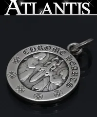 CHROME HEARTS 新宿店 クロムハーツ ラージ エンジェルメダル チャーム ペンダント メンズ シルバー SV925 30668のサムネイル