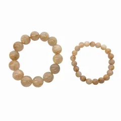 美品 金線水晶 ブレスレット ゴールドルチル 2点セット まとめて パワーストーン 天然石