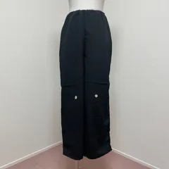 着物リメイク　ワイドパンツ　家紋