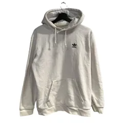 アディダスオリジナルス adidas originals パーカー プルオーバー ワンポイント L 白 ホワイト  ■WGA