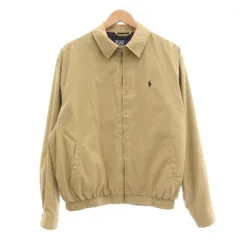 ポロ バイ ラルフローレン Polo by Ralph Lauren スイングトップ ハリントンジャケット ワンポイントロゴ M ベージュ系 /UO ■ECD001