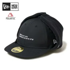 ニューエラ キャップ 59fifty NEWERA OD LP5950DE YOSHIDA WR LP Dog Ear Angler Collection ブラック アウトドア 撥水 防風 耳当て付き ポーラテックフリース使用 吉田遊 吉田撃 コラボ 防寒 釣