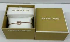 美中古 マイケルコース ロゴ ブレスレット 全長約11.4㎝ MICHAEL KORS レディース アクセ 小物 【S0444-001】〇 284