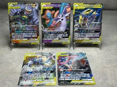ポケモンカード TAG TEAM GX 5枚セット 中古品 マーシャドー＆カイリキー エーフィ＆デオキシス ガブリアス＆ギラティナ ルカリオ＆メルメタル ゲッコウガ＆ゾロアーク Pokemon Card