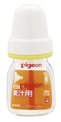 ピジョン 果汁用ガラス Kタイプ クロスカット乳首付 50ml [50ml ガラス製]